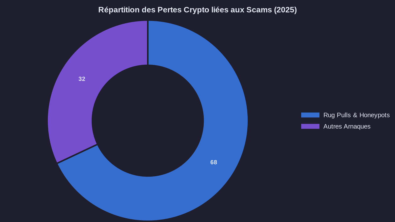 Breakdown of Crypto Losses Related to Scams (2025)